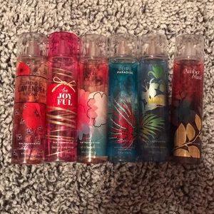 bath and body works perfume bundle!